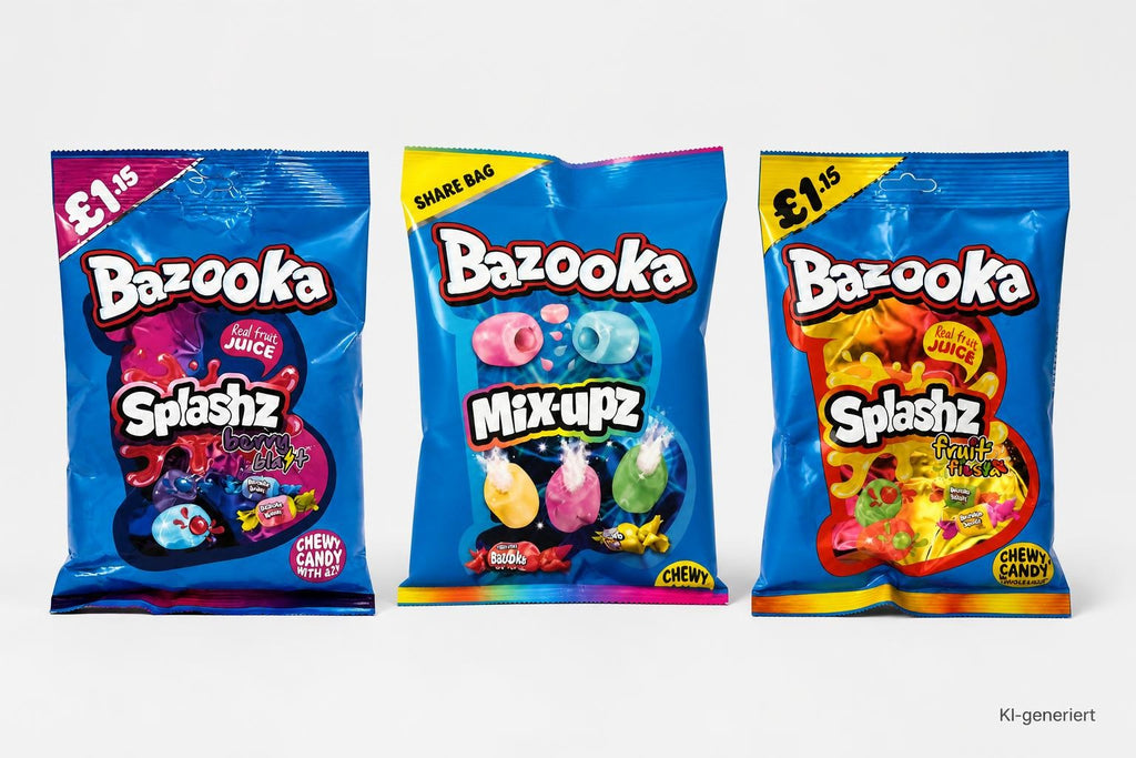 Bazooka Süßigkeiten – Fruchtiger Naschspaß mit Überraschungseffekt!
